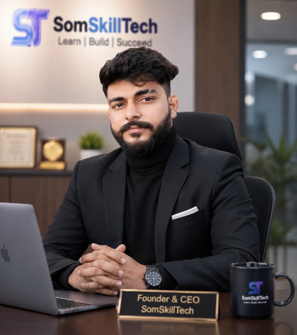 Om Pandey — Founder & CEO, SomSkillTech